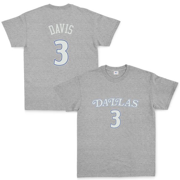 Anthony Davis 3 Dallas Forma Tişört S - Gri
