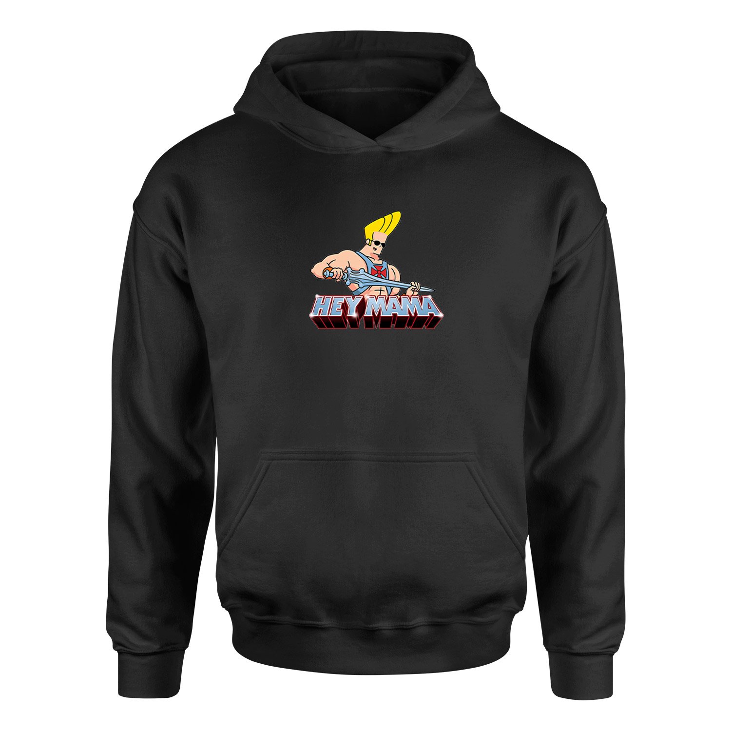 Hey Mama Hoodie S - Siyah