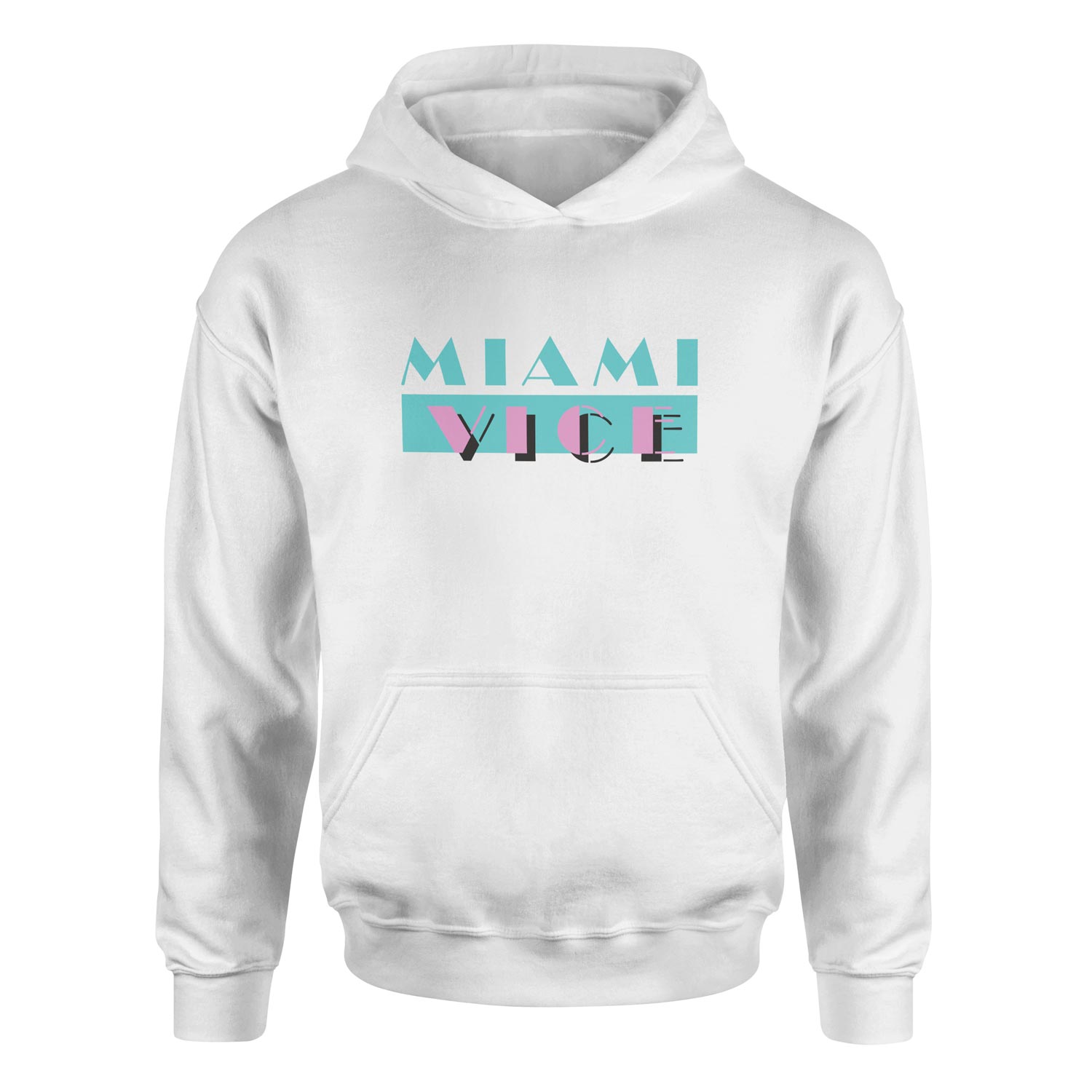 Miami Vice Hoodie L - Beyaz