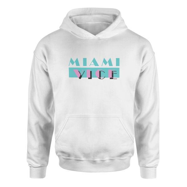 Miami Vice Hoodie L - Beyaz