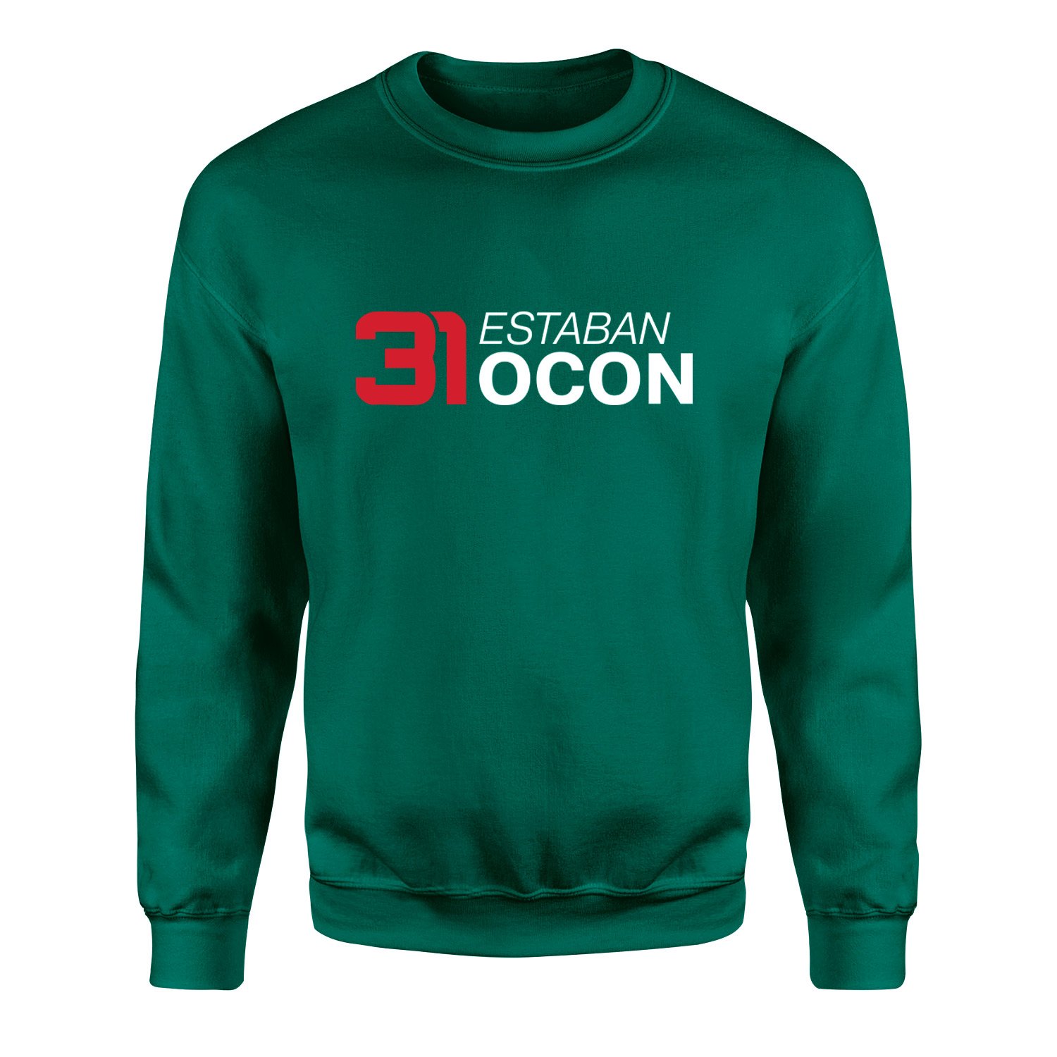Estaban Ocon 31 Sweatshirt L - Nefti Yeşili