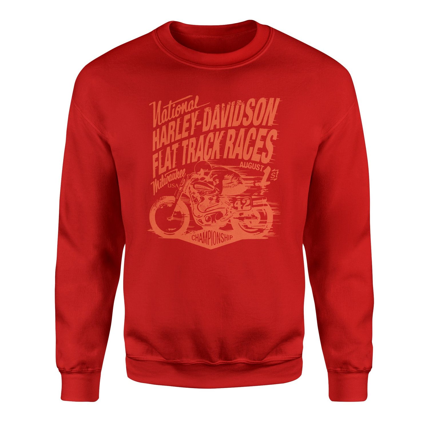 Harley-Davidson XIII Sweatshirt L - Kırmızı