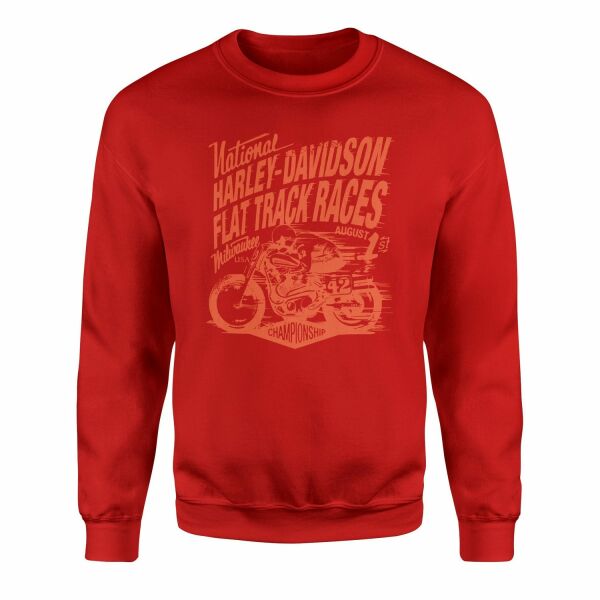 Harley-Davidson XIII Sweatshirt L - Kırmızı