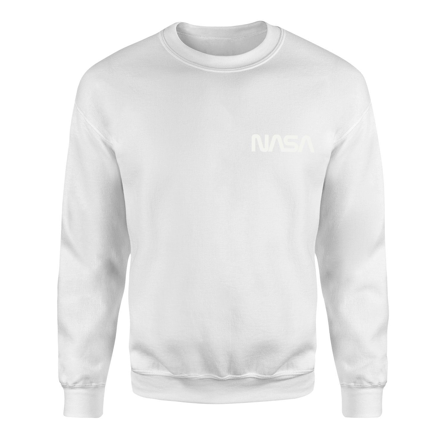 NASA Sweatshirt S - Beyaz