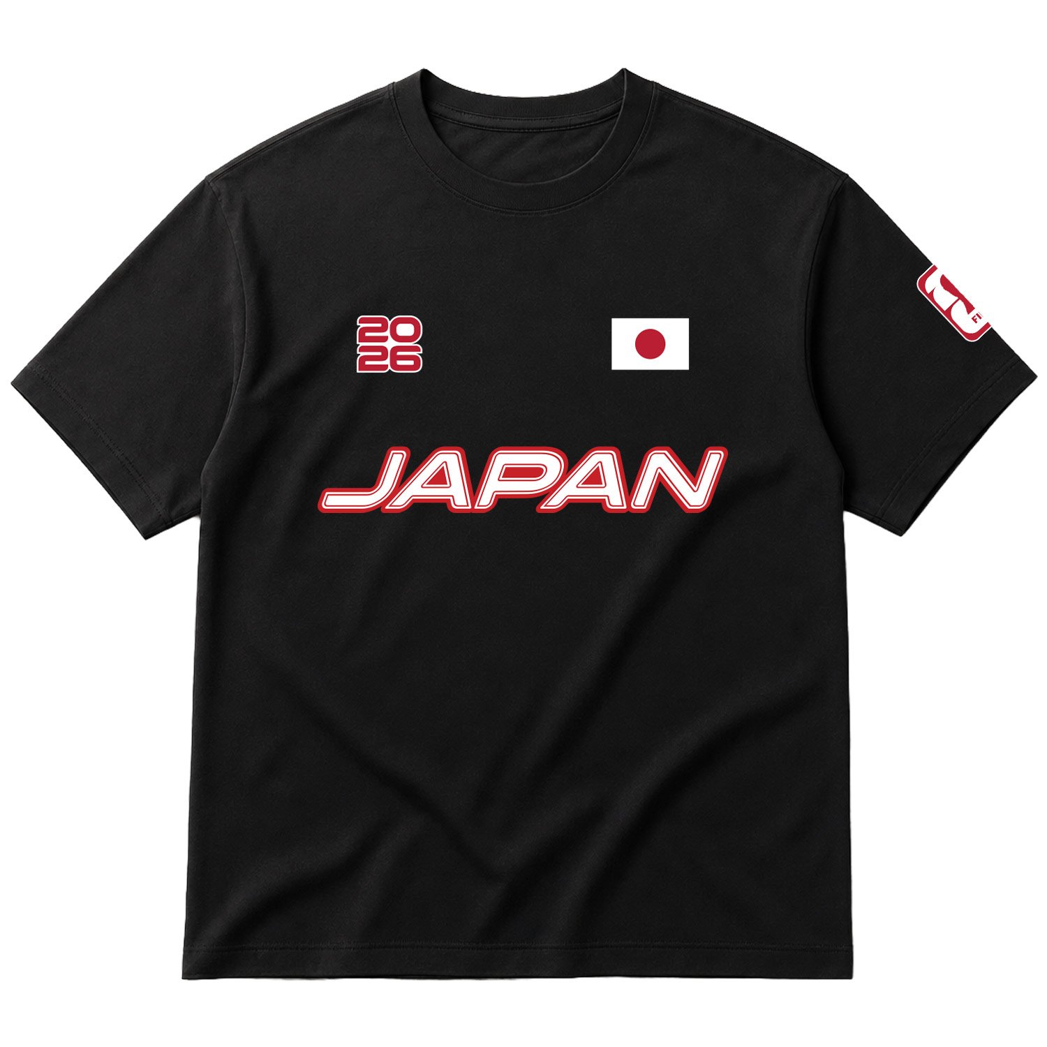 Japonya 2026 Oversize Tişört M - Siyah