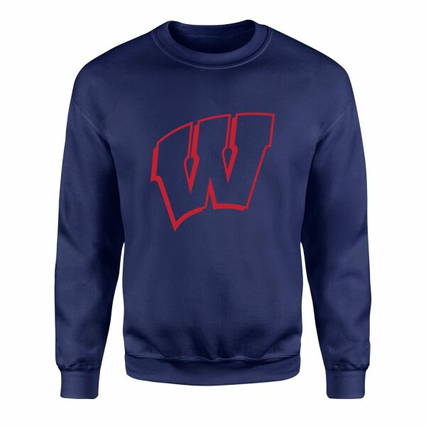Wisconsin Badgers Sweatshirt XL - İndigo Mavisi
