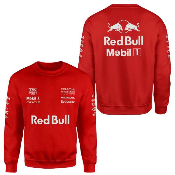 Oracle Red Bull Racing 25 SLVR Sweatshirt L - Kırmızı