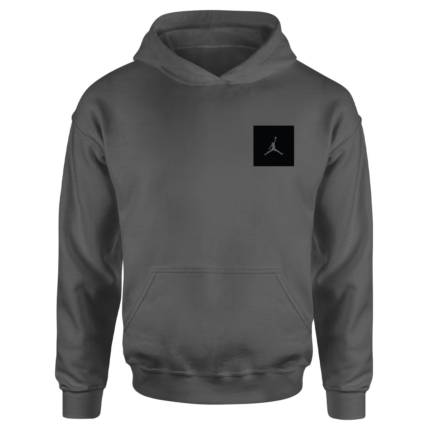 Air Jordan Black Patch Hoodie XXL - Füme