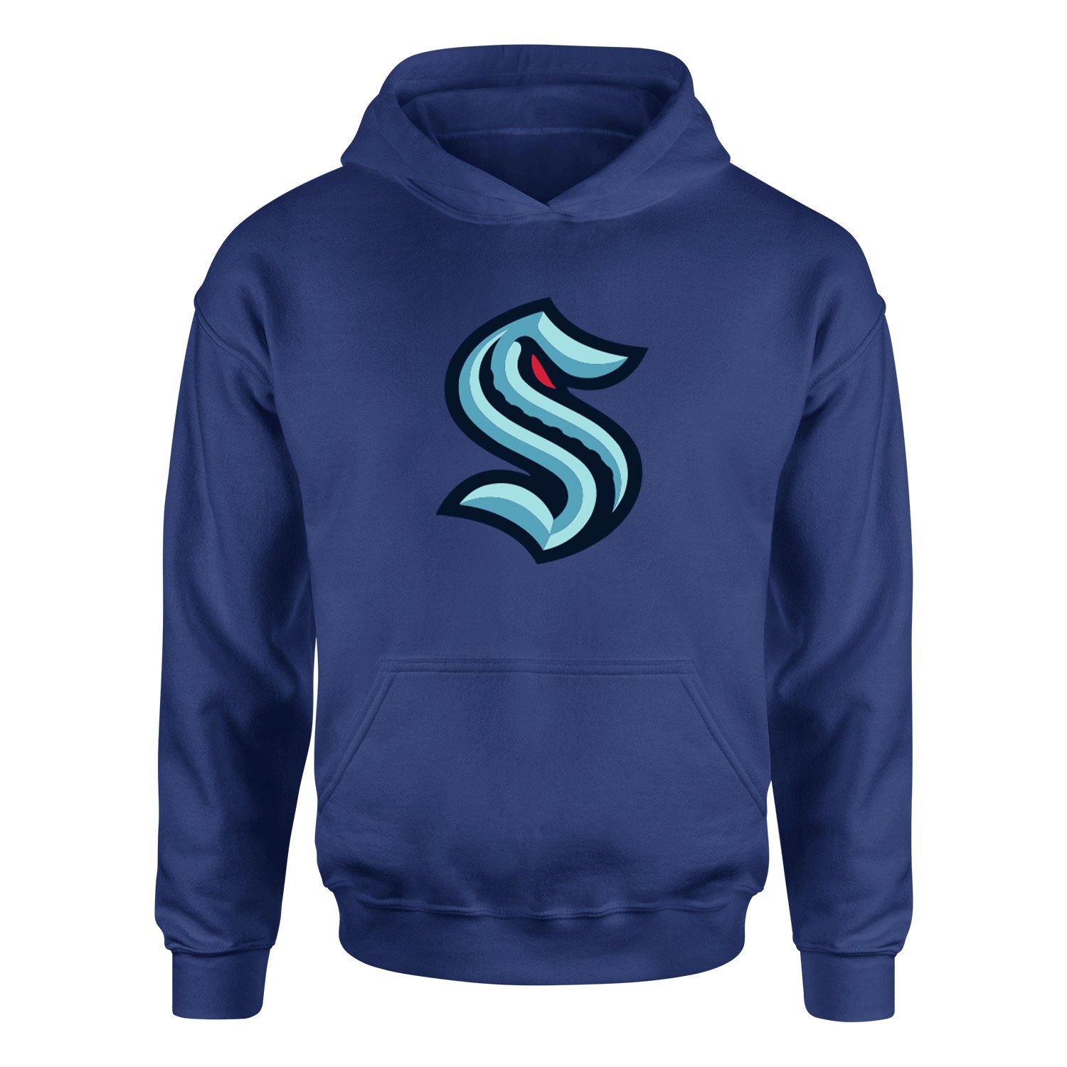 Seattle Kraken Shield Hoodie L - İndigo Mavisi