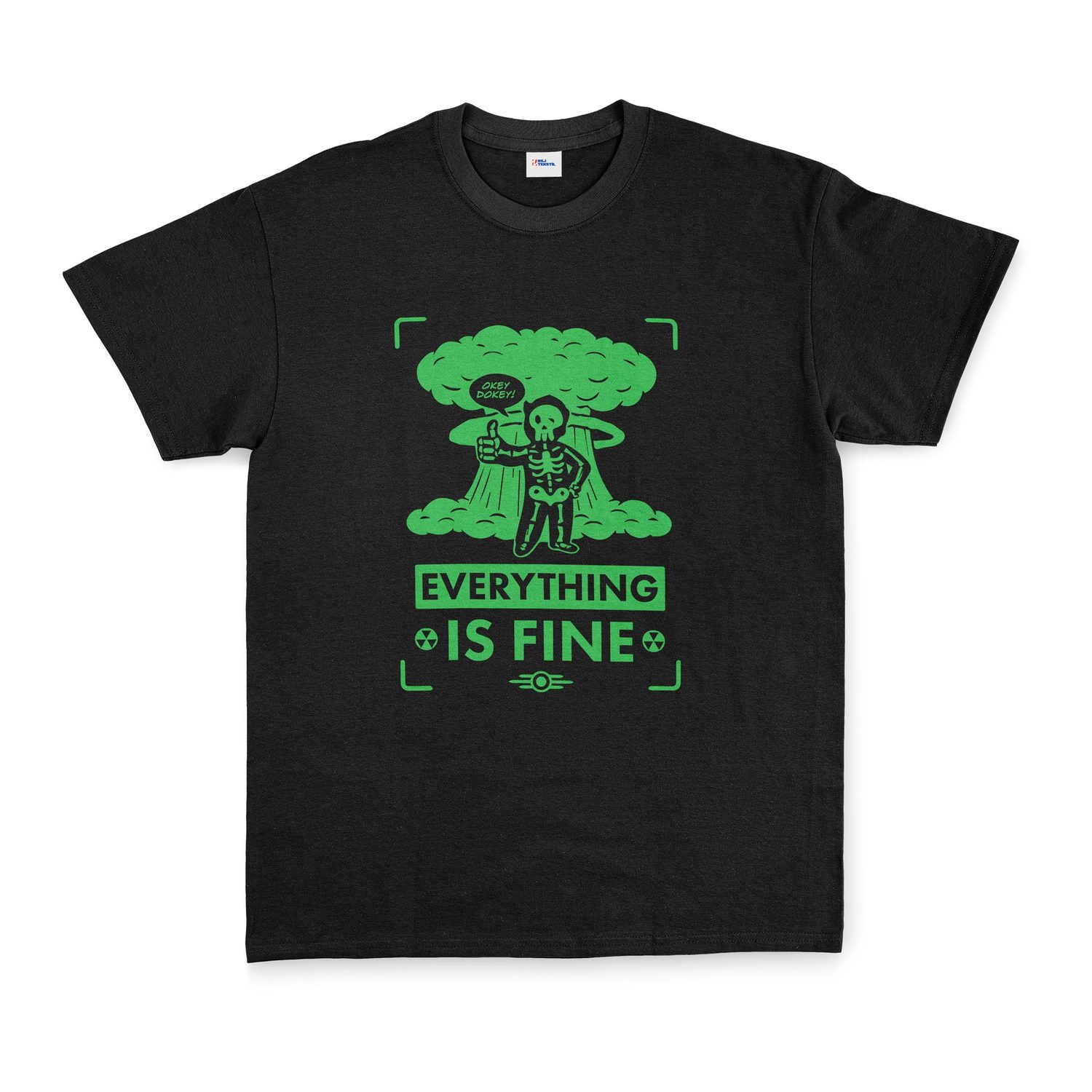 Everything is Fine | Fallout Tişört XL - Siyah