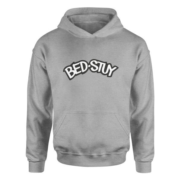 BED-STUY Hoodie L - Gri