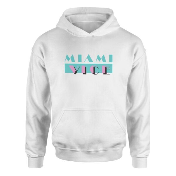 Miami Vice Hoodie XL - Beyaz