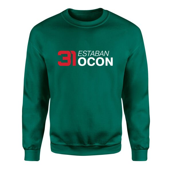 Estaban Ocon 31 Sweatshirt XL - Nefti Yeşili