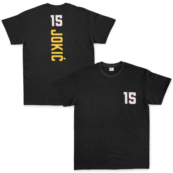 Nikola Jokić Basic Forma Tişört S - Siyah