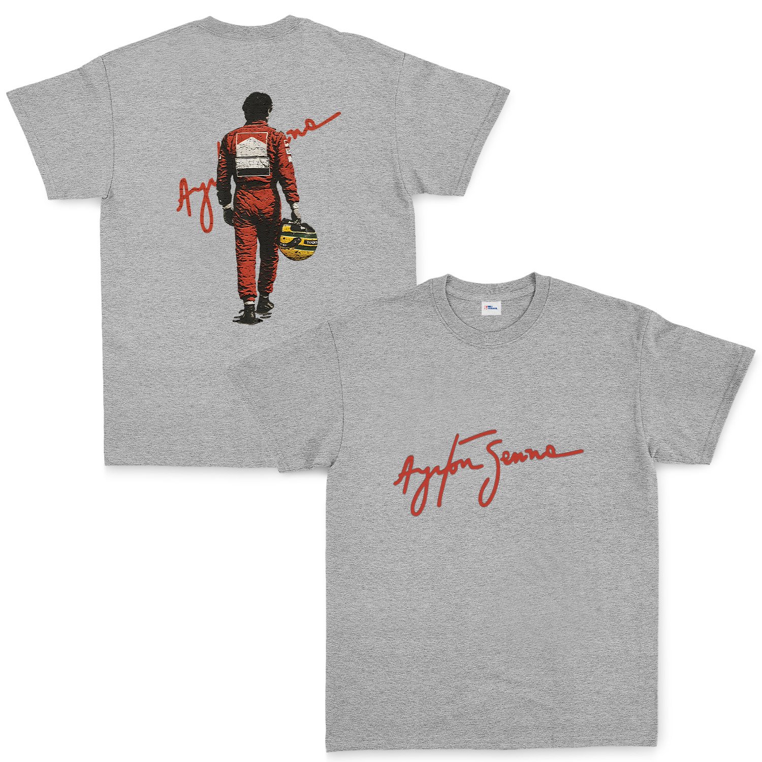 Senna Legend Tişört L - Gri