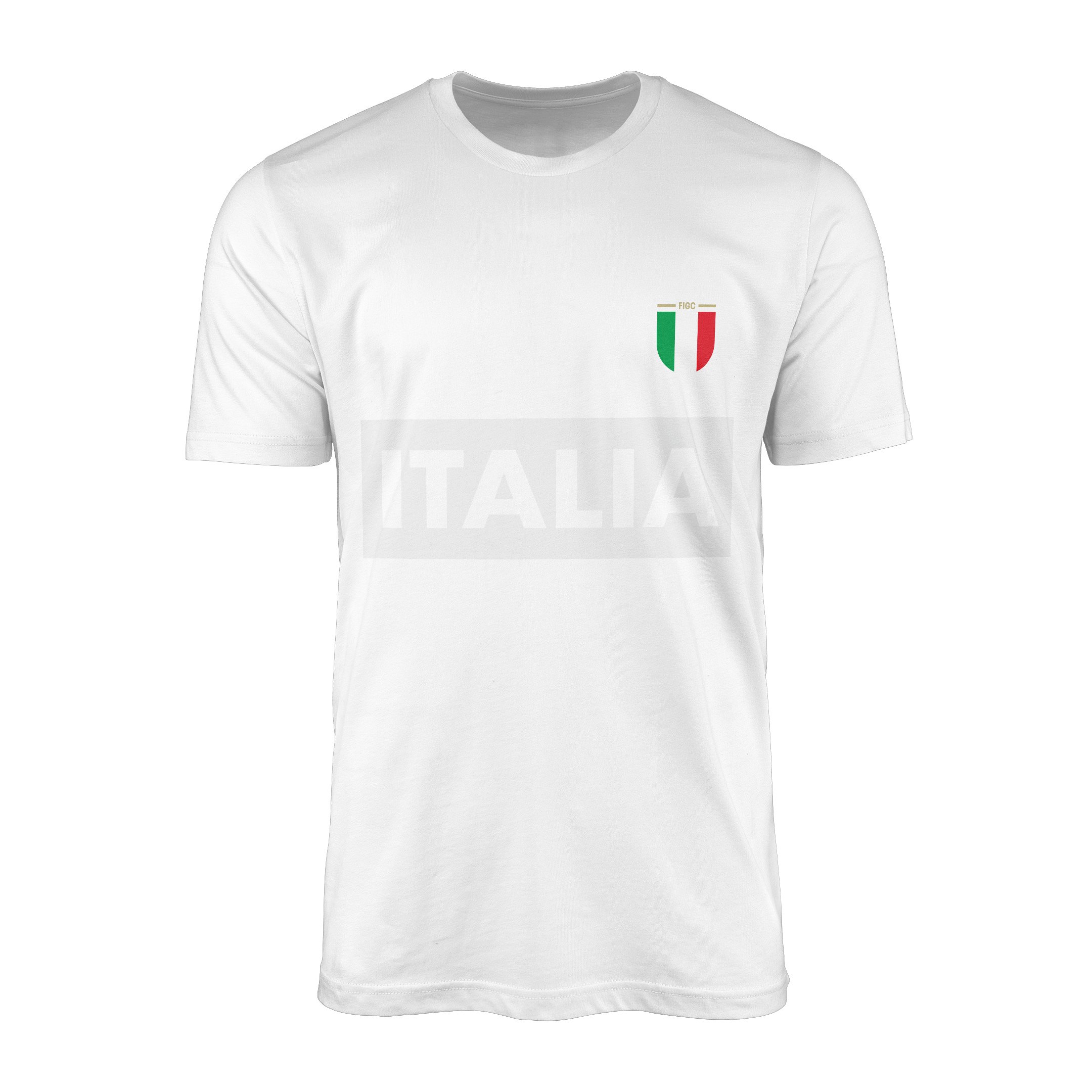 İtalya Basic 2024 Tişört L - Beyaz
