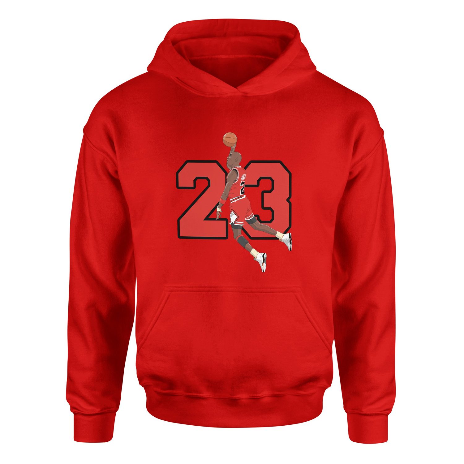 Michael “Air” Jordan Dunk Hoodie XXL - Kırmızı