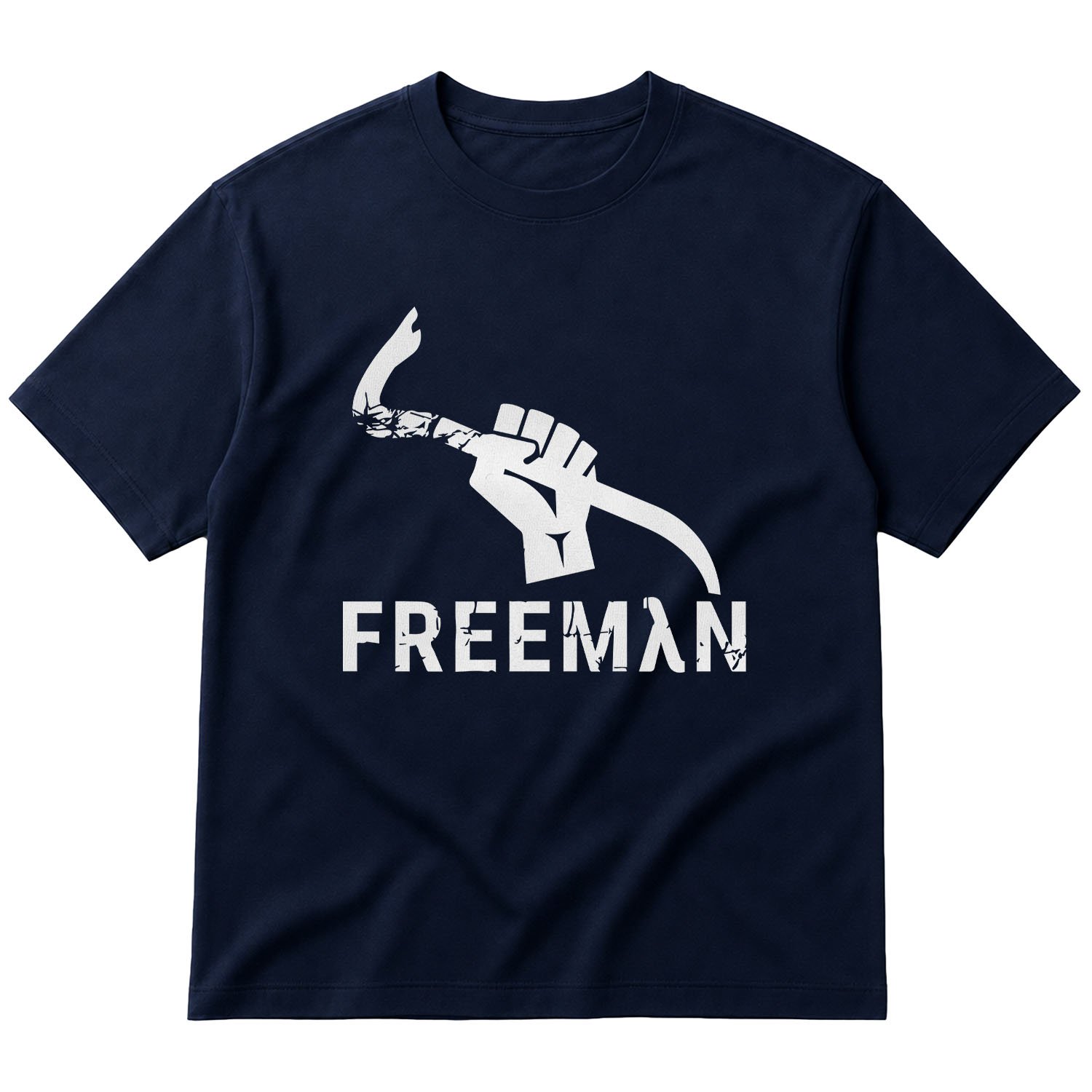 Gordon FREEMAN Crowbar Oversize Tişört XL - İndigo Mavisi
