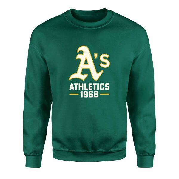 Oakland A’s 1968 Sweatshirt L - Nefti Yeşili