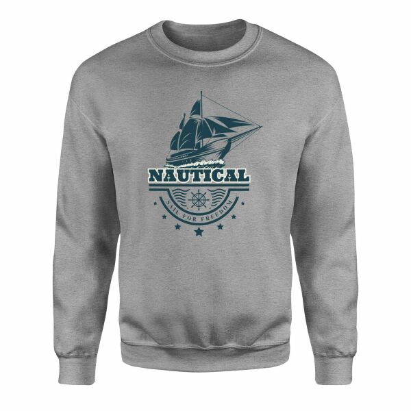 Sail for Freedom Sweatshirt XL - Gri