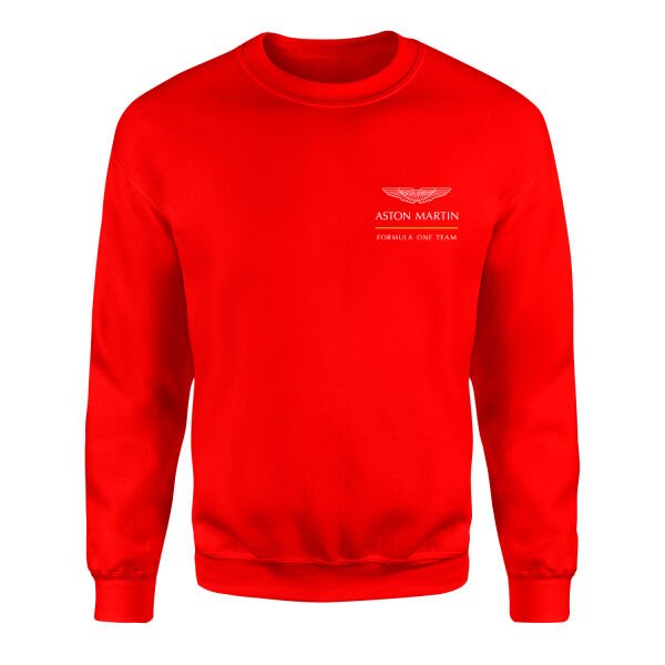 Aston Martin Racing Sweatshirt M - Kırmızı