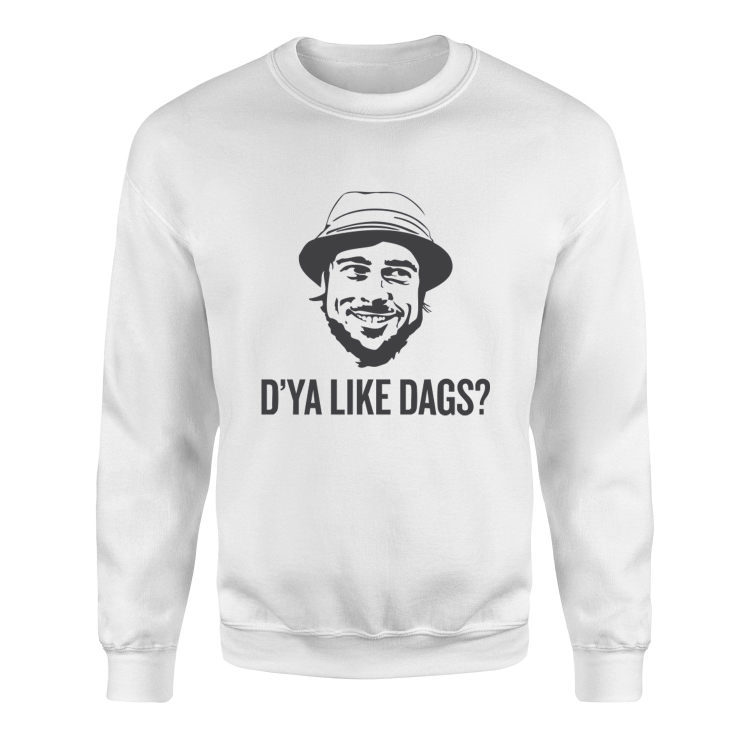 D’ya Like Dags? Snatch Sweatshirt XL - Beyaz