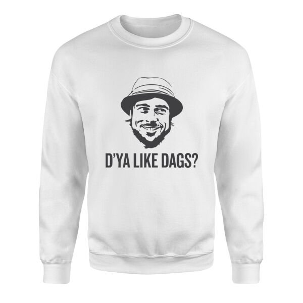 D’ya Like Dags? Snatch Sweatshirt XL - Beyaz