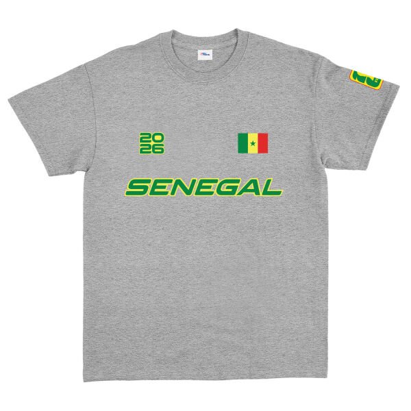 Senegal 2026 Tişört M - Gri