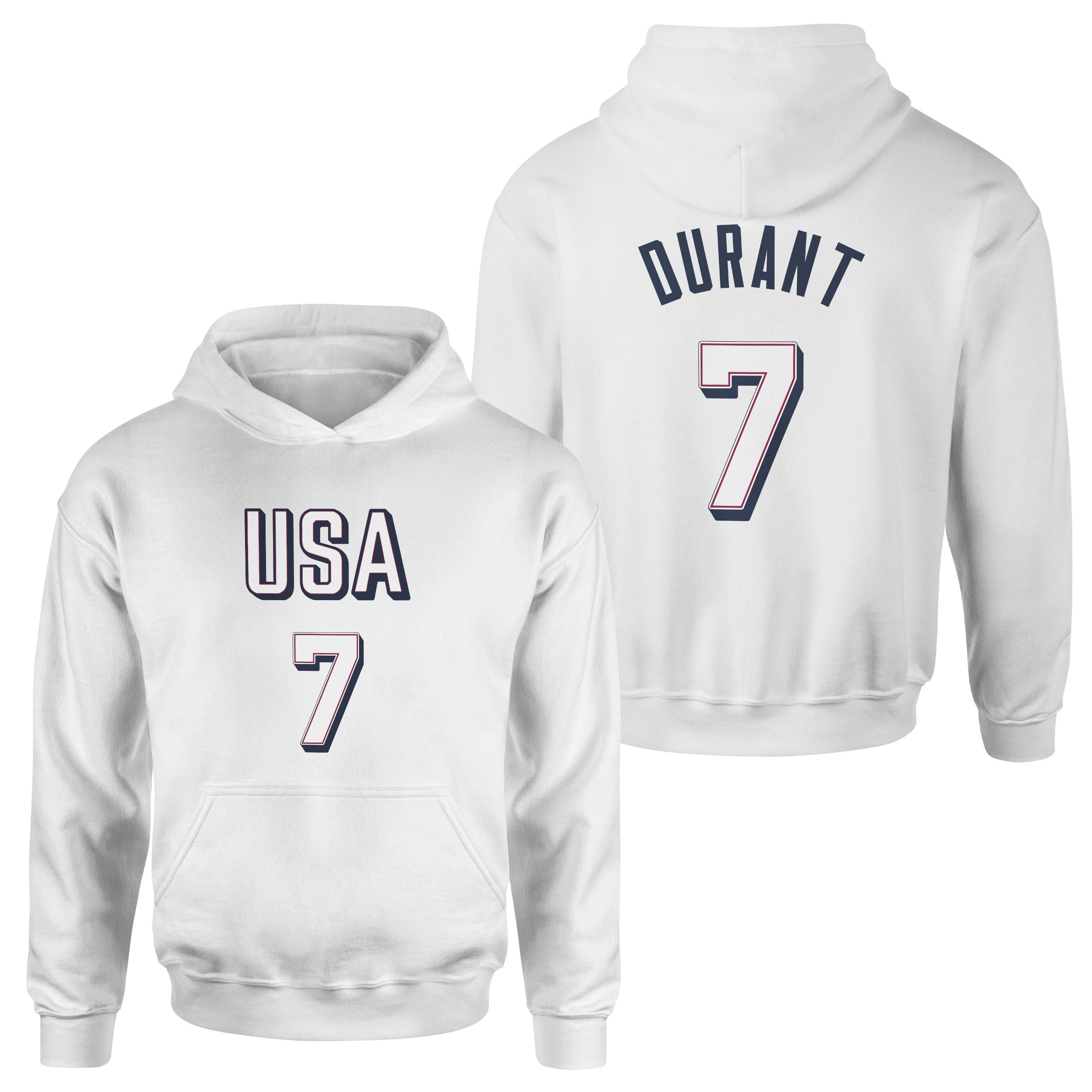 Kevin Durant Forma Hoodie M - Beyaz