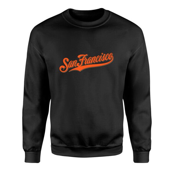 San Francisco Sweatshirt M - Siyah
