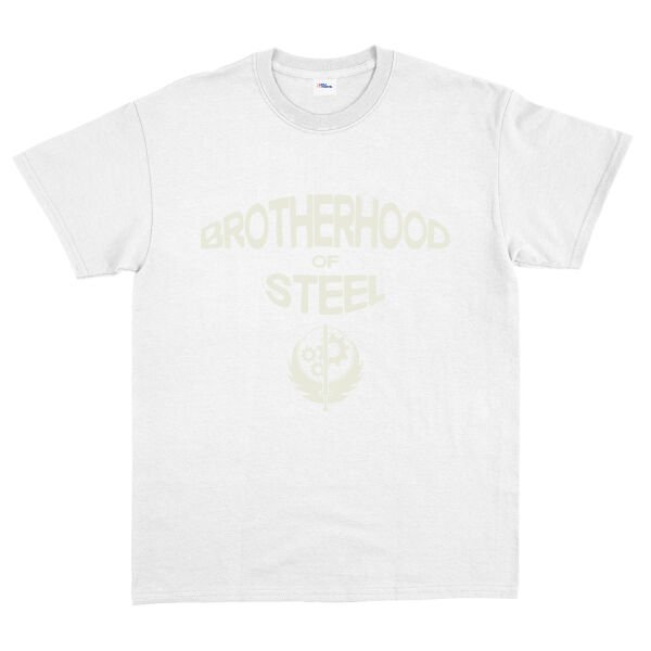 Brotherhood of Steel Tişört L - Beyaz