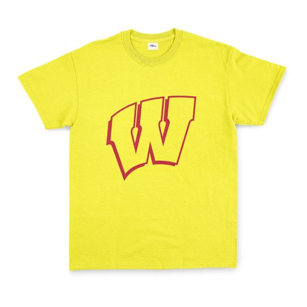 Wisconsin Badgers Tişört S - Sarı