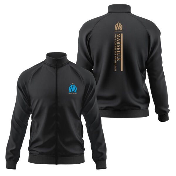 Olympique Marseille Fermuarlı Sweatshirt