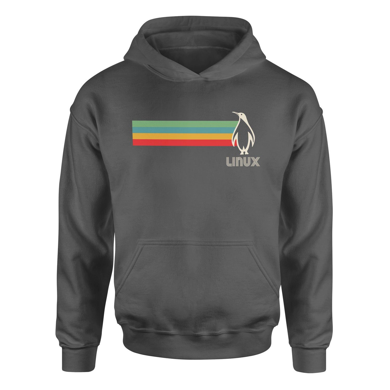 LINUX Hoodie M - Füme