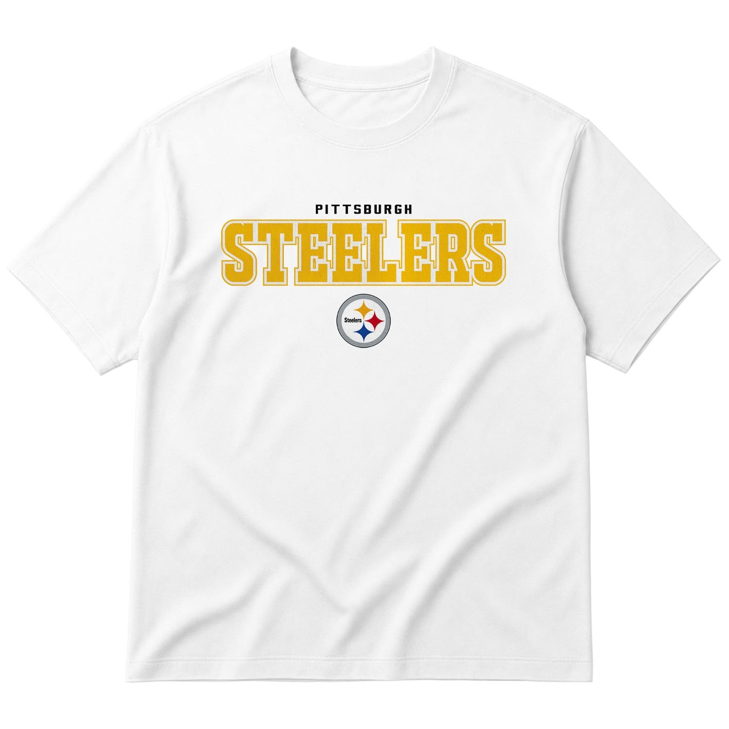 Pittsburgh Steelers B Oversize Tişört M - Beyaz
