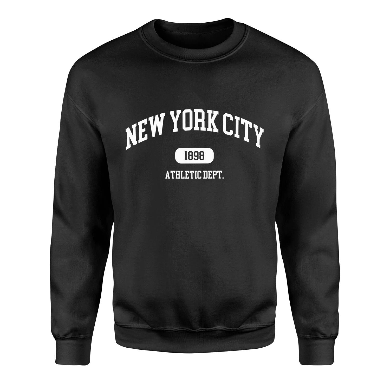 New York City Athletic Dept. Sweatshirt S - Siyah