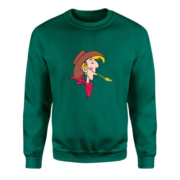 Lucky Luke Sweatshirt L - Nefti Yeşili