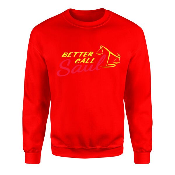 Better Call Saul Sweatshirt XL - Kırmızı