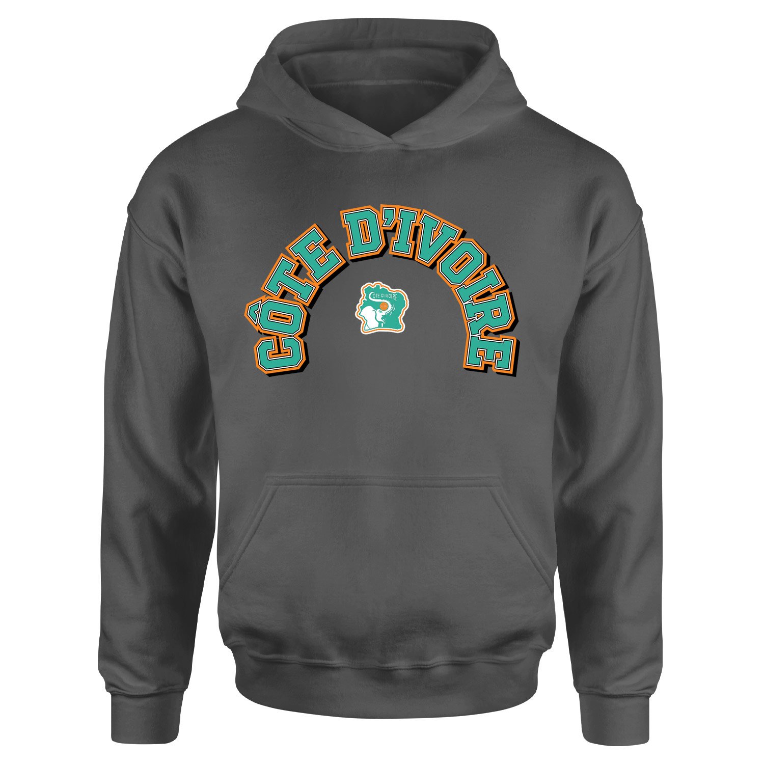 Fildişi Sahilleri 2026 Varsity Hoodie XL - Füme