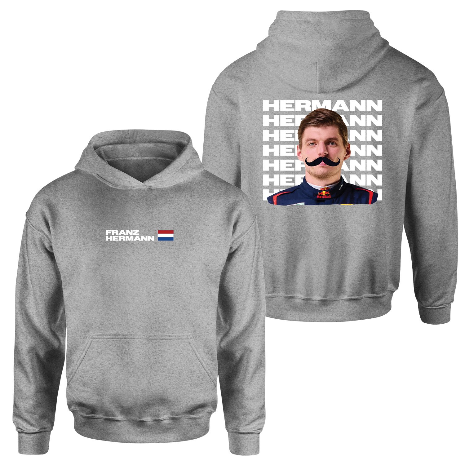 Franz Hermann Red Bull Driver Hoodie XL - Gri
