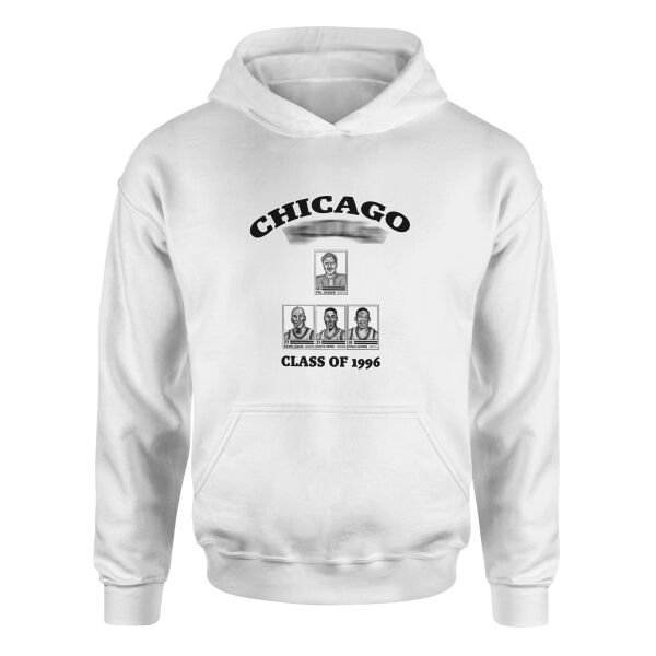 Chicago Class of 1996 Hoodie XL - Beyaz