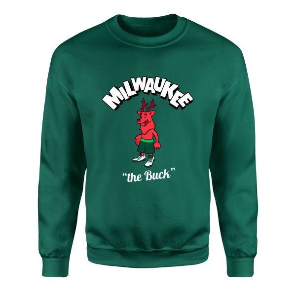 Milwaukee Cartoon Sweatshirt XL - Nefti Yeşili
