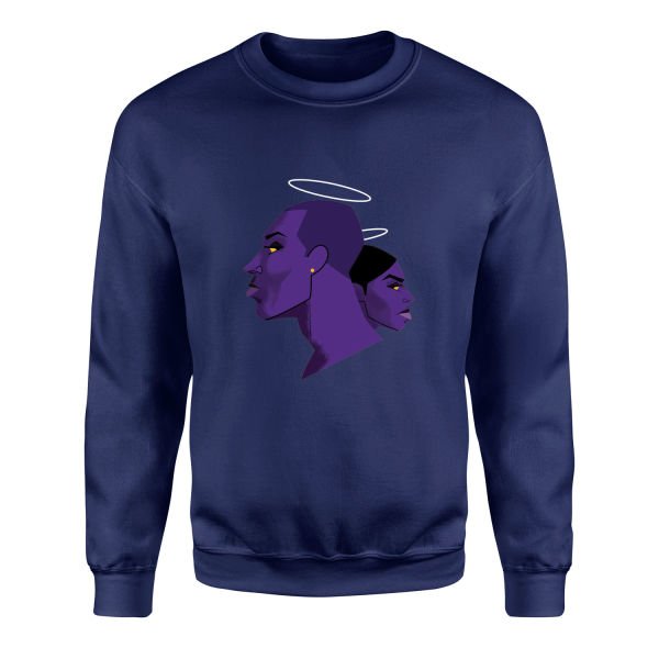 Kobe & Gigi Sweatshirt XL - İndigo Mavisi