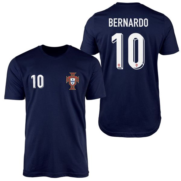 Bernardo Silva | Portekiz 24 Forma Tişört M - İndigo Mavisi