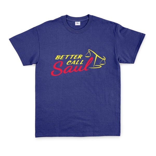 Better Call Saul Tişört XL - İndigo Mavisi