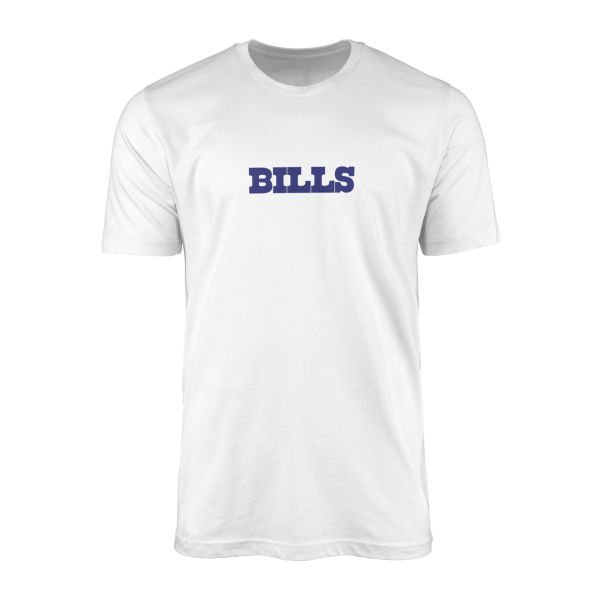 BUF BILLS Iconic Tişört S - Beyaz