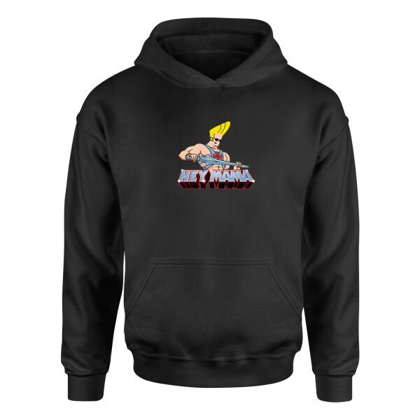 Hey Mama Hoodie L - Siyah