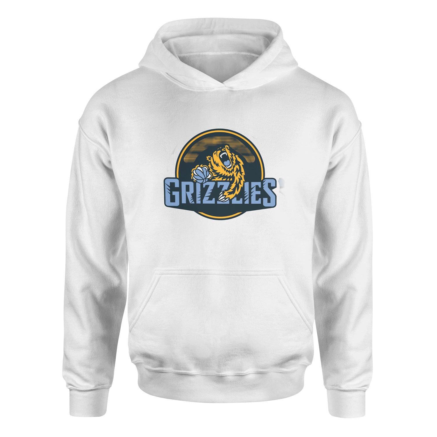 Grizzlies Hoodie M - Beyaz