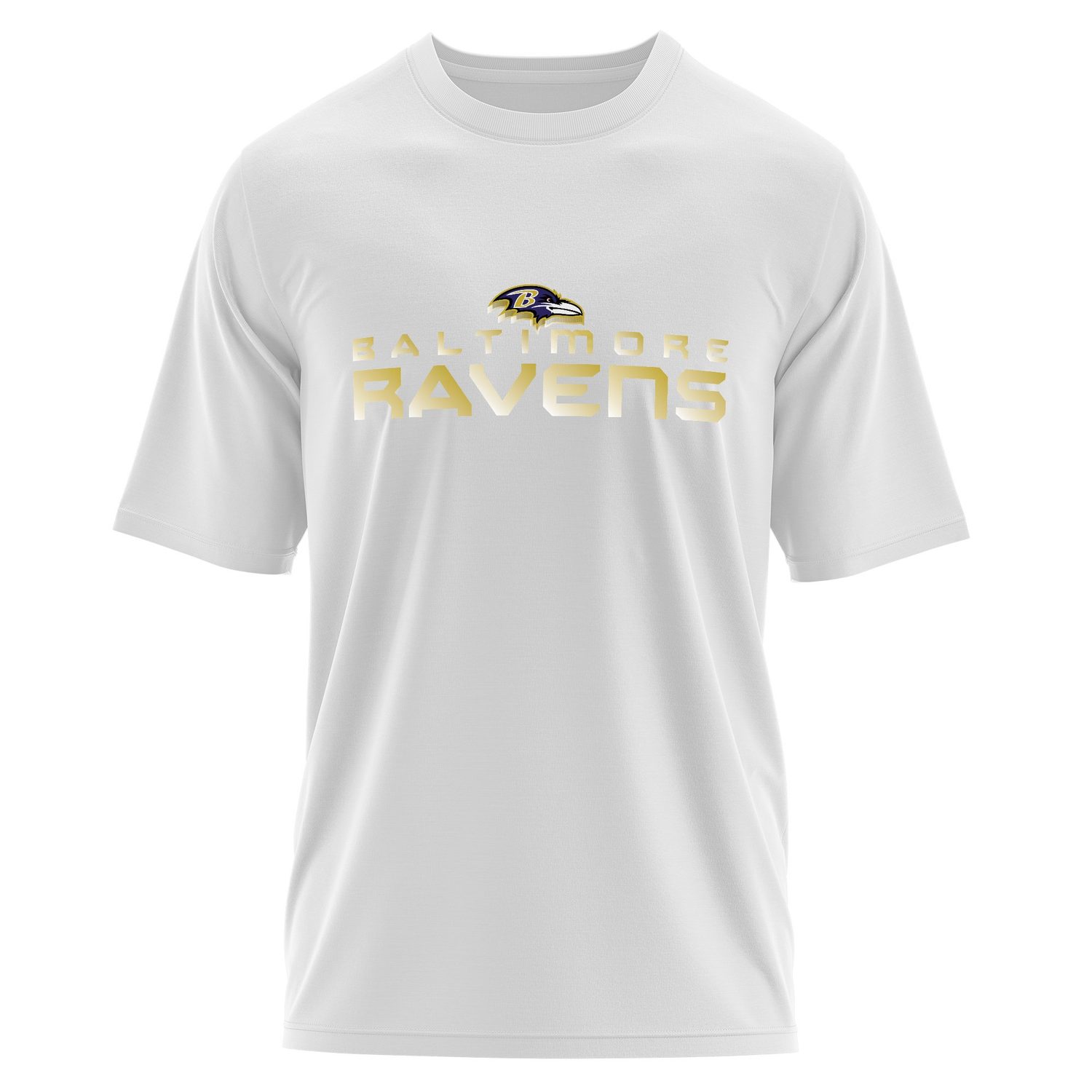 Baltimore Ravens Unleash the Ravens Oversize Tişört XL - Beyaz