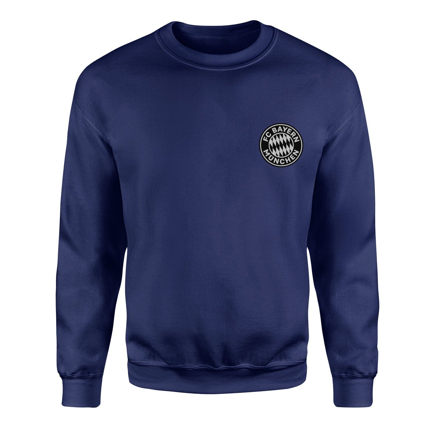 Bayern Münih Rekordmeister Muted Black Sweatshirt S - İndigo Mavisi